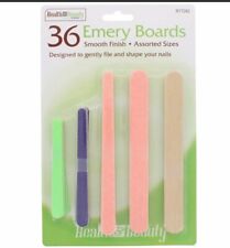 36 Pcs Emery Boards Double Sided Nail File Boards Shaping Smoothing Regular