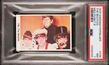 THE BEATLES - 1975 SWEDISH POPBILDER MED PUNKT III #736 - PSA 7 -  HIGHEST GRADE