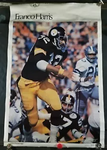 Franco Harris NFL Sports Illustrated ORIGINAL Poster 23"x 34.5" 1979 Football - Picture 1 of 9