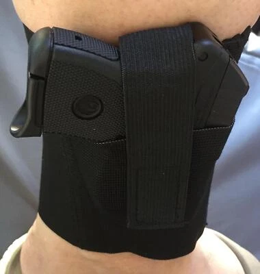Ankle Holster for Concealed Carry Concealment Leg Holsters with Magazine Pouch - Image 1 of 4