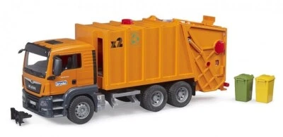 BRUDER - Autocarro MAN TGS 6x4 per rifiuti con 2 cassoni - 1/16 - BRU3760 - Immagine 1 di 4