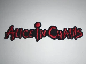 ALICE IN CHAINS IRON ON EMBROIDERED PATCH - Picture 1 of 1