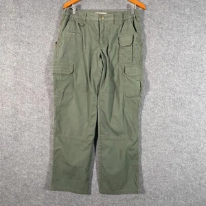 5.11 Tactical Pants Womens 14 Green Cargo Tactical Military Hiking Straight Z235 - Picture 1 of 17
