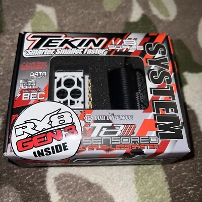 TEKIN 1/8 SCALE TRUGGY RX8 GEN 3 SPEED CONTROL WITH 1550KV MOTOR SEALED - Image 1 of 3