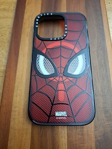 Casetify impact iPhone 16 pro case- Spider-man Mask- clear black - Photo 1 sur 7