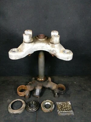 1969 Honda CB 175 CB175 Top Bottom triple tree upper lower 69 - Image 1 of 4