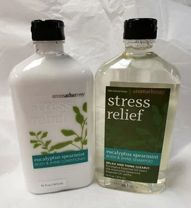 STRESS RELIEF Eucalyptus Spearmint Shampoo & Conditioner Set Bath & Body Works - Picture 1 of 2