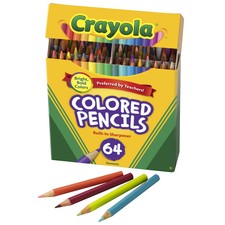 CRAYOLA LLC CRAYOLA COLORED PENCILS 64 COUNT 683364