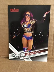 WWE Sasha Banks 2017 TOPPS Then Now And Forever Superstar🤼🤼🤼 - Picture 1 of 2