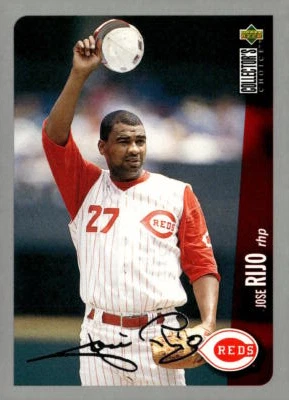 1996 Collector's Choice Jose Rijo #113 Silver Signature - Image 1 of 2
