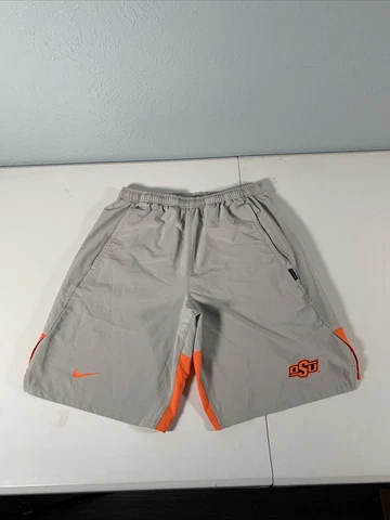 Nike OK State Cowboys Basketball Football Practice Shorts Size M X 9” Inseam Cover