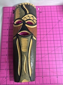 Swazi Mask Wooden Travel Souvenir XS Wall Art Home Decor 11’’ - Picture 1 of 9