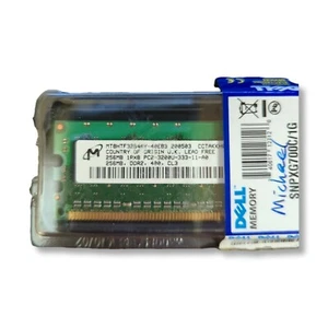 Dell SNPXG700C / 1G Upgrade Memory Module - 1 GB - Refurbished - Picture 1 of 4