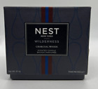 Bougie parfumée NEST Wilderness Charbon Woods 21,1 oz neuve mais endommagée lue cadeau