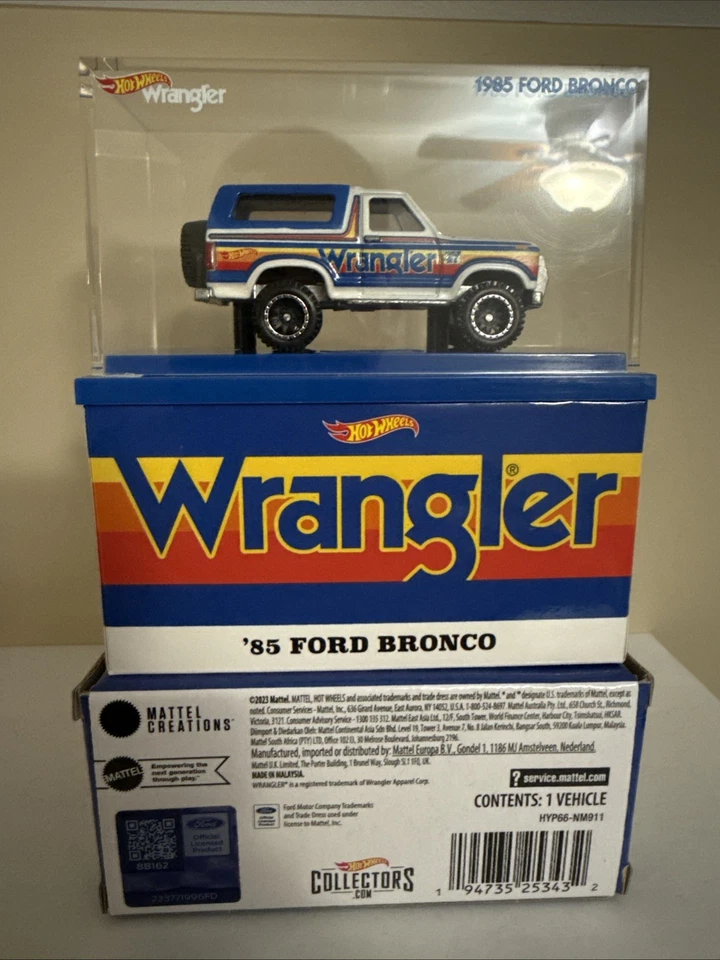 Ford Bronco 85 edición limitada Hot Wheels Collectors Wrangler Foto 1 de 1