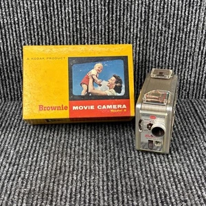 Vintage KODAK BROWNIE 8mm MOVIE CAMERA MODEL 2 With ORIGINAL Box UNTESTED - Picture 1 of 10