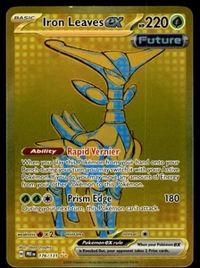 Iron Leaves ex HR 176/131 Hyper Rare SV: Prismatic Evolutions Pokemon - Imagen 1 de 2