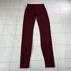 Leggings Lululemon para mujer 4 rojos Wunder bajo tiro alto cepillados completos en Luxtreme - Imagen 1 de 11
