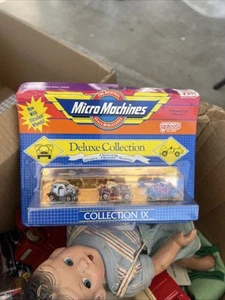 1989 GALOOB MICRO MACHINES - 6402 DELUXE COLLECTION IX - FACTORY SEALED - Bend - Picture 1 of 13