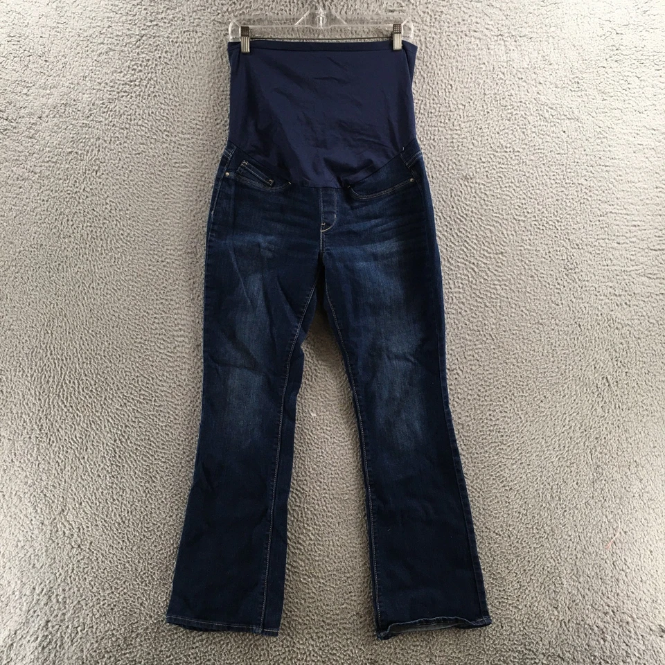 Signature Gold by Levi Strauss & Co. Maternity Bootcut Jeans Womens L Blue Denim - Image 1 of 4