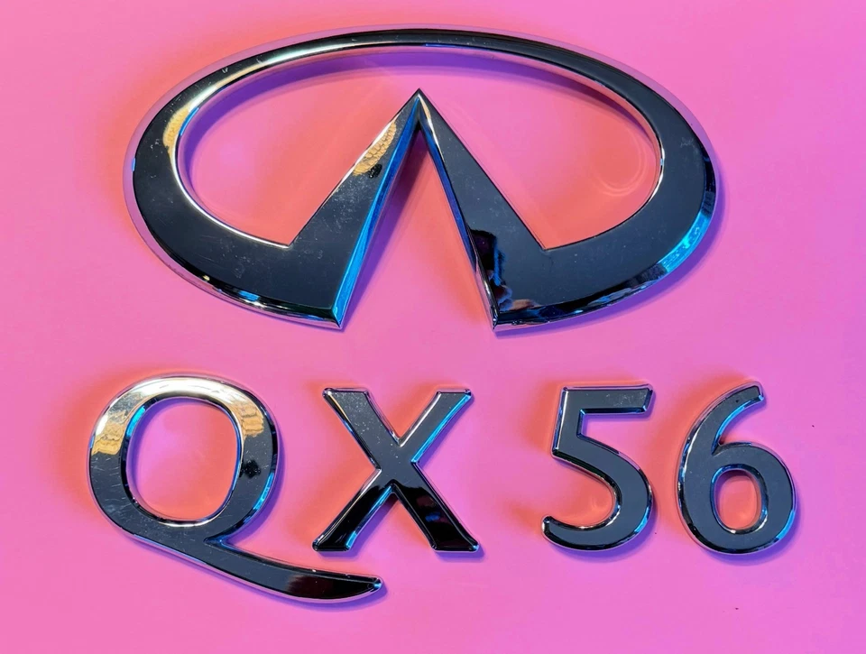 Infiniti QX56 2004-2007 emblema trasero logotipo insignia símbolo OEM Foto 1 de 3