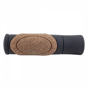 Sunlite Korkie Ergonomic Cork Bicycle Grips - 125mm, Black & Natural TPR Comfort - Picture 1 of 1