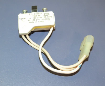 Whirlpool Dryer LER7646EZ1: Door Switch (3406107 / WP3406107) (P8765) - Image 1 of 4