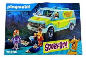 MANUAL ONLY Playmobil Ref. 70286 Scooby Doo: Mystery Machine Instruction Book - Picture 1 of 2