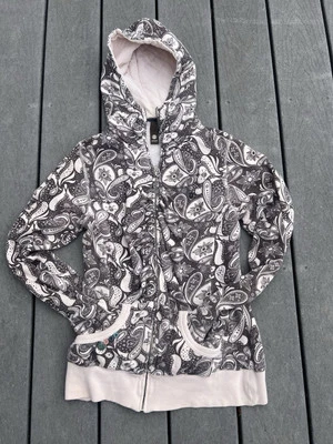 Y2K Element paisley skulls Zip up Sweatshirt womens Large - Image 1 of 4