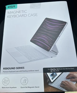 ESR Magnetic Premium Keyboard Case Rebound Series For iPad Pro12.9 2022-2018.NEW - Picture 1 of 7