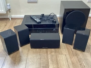 YAMAHA RX-V381 SURROUND SOUND BLUETOOTH HDMI dts-HD WARFDALE SPEAKERS. (G1545) - Picture 1 of 24