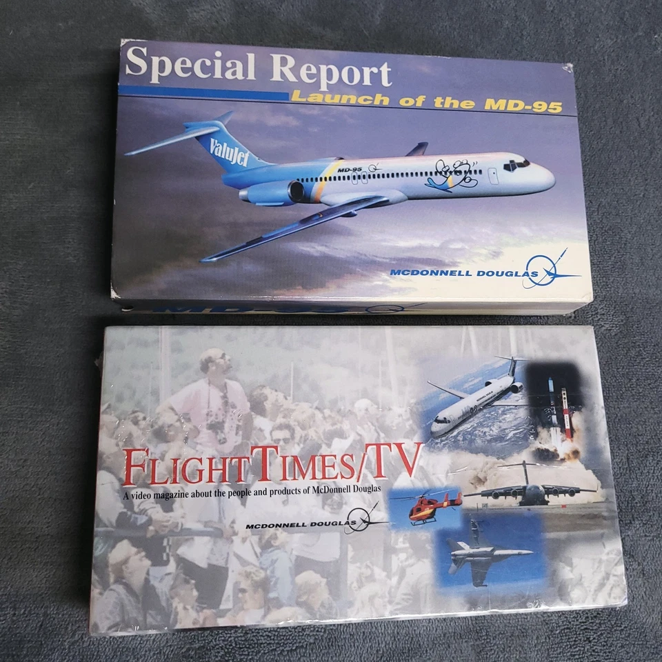 Flight Times TV McDonnell Douglas VHS Magazine No. 5 + Special Video Report - Image 1 of 4