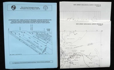 Geology, New Jersey Geological Survey Report 36, PRM Aquifers, Saltwater, 1994 - Image 1 of 4