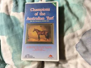 Champions Of The Australian Turf VHS Horse Racing Narrated By John Tapp Phar Lap