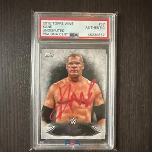 2015 Topps WWE - Kane Undisputed PSA/DNA Certified - Picture 1 of 2