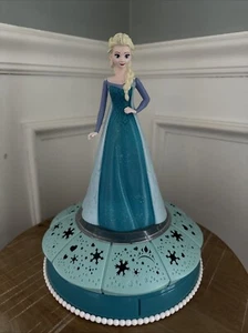 Caja de joyería Frozen Elsa Dazzling Light & Sound Room Glow Dreamworks 2015 - Imagen 1 de 19