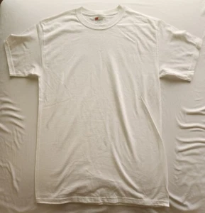 Hanes Authentic Small White Tagless Tshirt NEW - Picture 1 of 2
