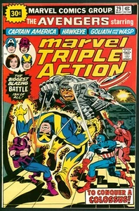 Marvel Triple Action 29 VF 8.0 .30 Variant Avengers Marvel 1976 - Picture 1 of 3