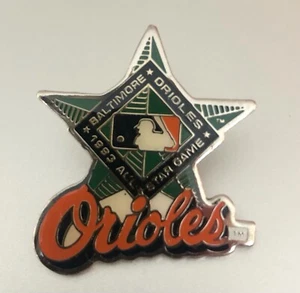 Vintage 1993 MLB All Star Game Pin Button Oriole Park at Camden Yards 7/13/93 - Picture 1 of 1
