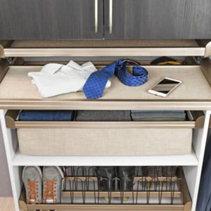 TAG Hardware Engage Folding Station: 14-Inch Deep Pull-Out Configuration for Eff - Picture 1 of 50