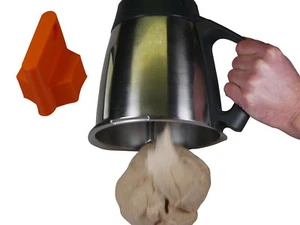 Teiglöser Kunststoff für den Thermomix TM5 TM6 Messerdrehhilfe Orange - Bild 1 von 1