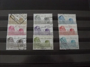 BELGIQUE COB N° TR 407 A 415 OBLITERES - Picture 1 of 1