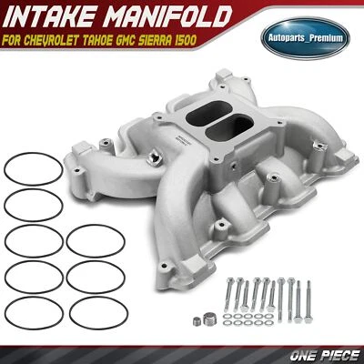 Colector de admisión de doble plano de aluminio para Cadillac Chevrolet Tahoe GMC Sierra 1500 Foto 1 de 4