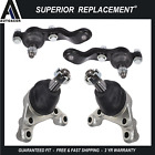 Front Upper & Lower Control Arm Ball Joints Kit 4 pc for Toyota Tacoma 95-04 2WD
