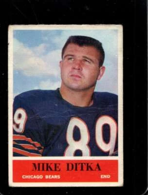 Filadelfia 1964 #17 Mike Ditka Pobre Bears Hof bien centrado *X45494 Foto 1 de 2