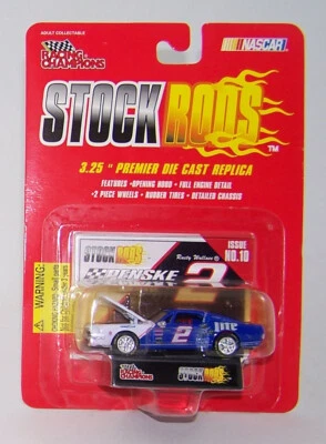 1997 Racing Champions 1:64  RUSTY WALLACE #2 Miller Lite Mustang STOCK ROD - Image 1 of 4