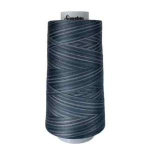 Signature Variegated 40 weight cotton thread 3000 yard cone- Smokey Blues - Picture 1 of 1