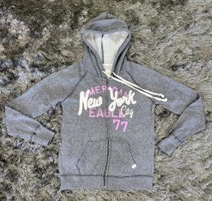 American Eagle Outfitters Hoodie Small Full Zip Jacke New York City 77 Logo - Bild 1 von 16