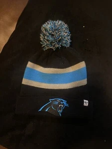 '47 Brand NFL Carolina Panthers Knit Winter Hat Beanie Adult - Picture 1 of 2