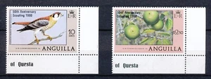 ANGUILA '50º ANIVERSARIO SCOUTING 1980' SOBREIMPRESIONES en SELLOS DE FRUTAS Y AVES 173 - Imagen 1 de 1